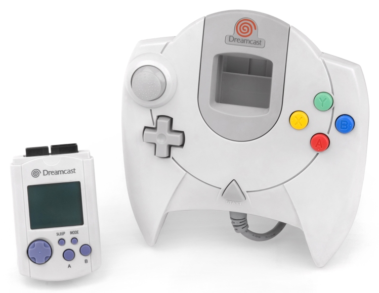 Dreamcast controller and VMU